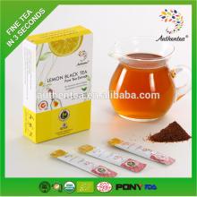 Instant Fruit Lemon Black Tea Powder