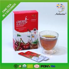 Instant Cherry Tasty Tea Powder in Sachet Packaging