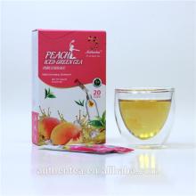 100% Natural Pure Ice Tea Green With Peach