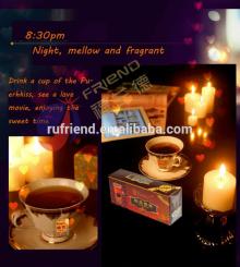 2014 new product square pouch fiber natural famous detox tea bag