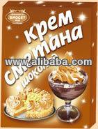 Cream powder chocolate