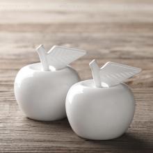 Nordic / expression / American / French / country / embossed pure glaze dinnerware / salt and pepper