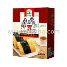 egg roll biscuit with seaweed or meat floss