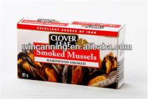 Canned Smoked Mussel in Sunflower Oil