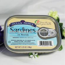 High Quality Canned Sardines in Water ( in Brine / in Salt Water)