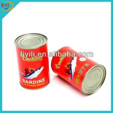 Ingredient canned sardine fish in tomato sauce