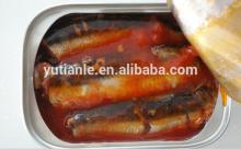 Best 125g canned  Sardine  in  hot   tomato   sauce 