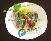 Chinese canned fish Canned Blue Mackerel Scad in Brine