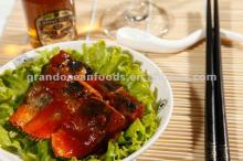 Canned herring fish in tomato sauce