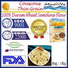 Thin Grain Couscous,Couscous, Durum Wheat Semolina Flour ,Tunisian Couscous ,Cooking Time 20 min