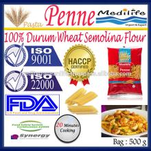 100% High Quality Durum Wheat semolina Penne Short Pasta,Penne Pasta,Best Tunisian Pasta,Penne Macar