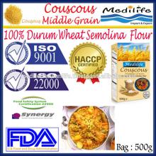 Middle Grain Couscous,Couscous Medium,Best Quality Durum Wheat Semolina Flour, Couscous,Bag 500g,Coo