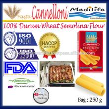 High Quality Durum Wheat Semolina Flour,Pasta Macaroni Cannelloni,Cannelloni 250 g Bag