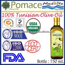 Pomace Olive Oil, High Quality Tunisian Olive Oil, Pure Olive Oil,100% Pomace Olive Oil 750 mL Bottl