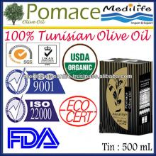 High Quality Tunisian  Olive   O il,Pure  Olive   O il,P o mace  Olive   O il,100% P o mace  Olive   O il 500 mL Metalli