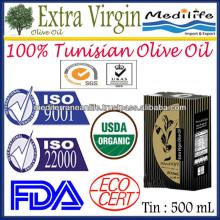 High Quality 100% Tunisian Olive Oil, Extra Virgin Olive Oil 1st Cold Press, Tin Extra Virgin Olive