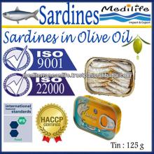 Sardines in Olive Oil ,Sardines in Olive Oil canned, 100% High Quality of Sardines, Fresh Sardines w