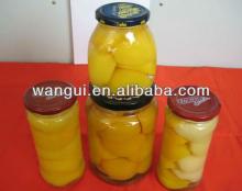 Fresh Canned Yellow Peach Slices In Jar