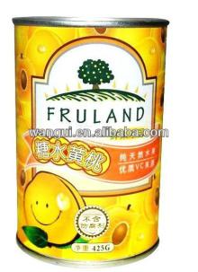 Fresh Canned Yellow Peach Slices In Tin