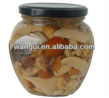 Canned Mixed Mushroom In Glass Jar