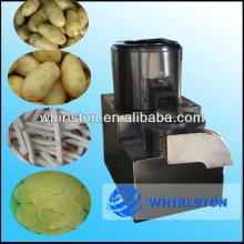 hot sale root vegetable peeling cutting in one machine