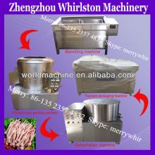 Best sell stainless steel chicken feet processing plant 200kg/h