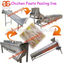Chicken Paw Peeling Prodcution Line/Chicken Paw Peeler/Chicken Feet Skinning Machine