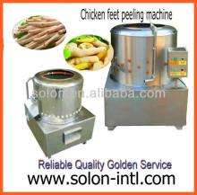 Small output stainless steel chicken feet peeling machine/chicken paws machine