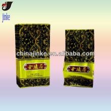 Fin/lap seal with gusset tea bag