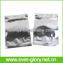 Stand Up Transparent Silver Printing Ziplock Resealable Heat Sealed Tea Bags