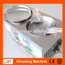 Hot Selling Stainless Steel  Double   Pan  Fry Ice Cream Machine