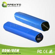 Chocolate design ! Dark Blue Cylinder 2600 portable Power Bank Suppliers From Shenzhen
