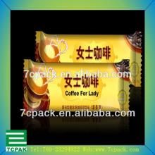 skimmed lady coffee bags&coffee bar packing bag&laminated plastic packing bags