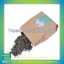 kraft paper tea bag/fast food kraft paper bag/kraft paper bag for snacks