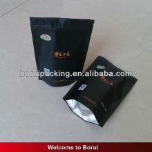 plastic tea bag with black color,stand up pouches for china tea