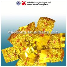 custom plastic packaging saffron tea bag