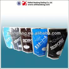custom printed laminated resealable food packaging printing