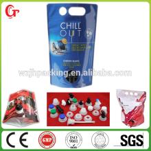 (GP-3886) Laminated plastic bag in box with valve for red wine/juice/water
