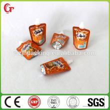 spout cap bag for coconut juice/lenmon juice/water