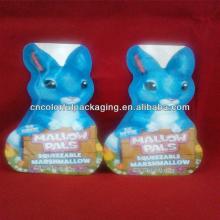 Cute Marshmallow!! 35g aluminum foil candy/snack bag