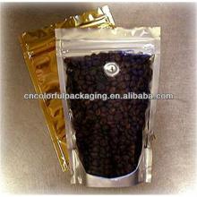 stand up foil tea bag,Paper coffee tea bag,kraft paper tea bag with ziplock