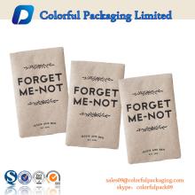 Tin-Tie Kraft Paper Tea Bags With Side Gusset