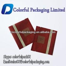 Customized printed back seal  foil  lined empty tea bag for sale