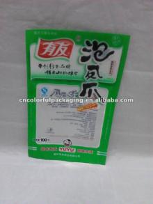 Chicken Feet packaging bag/vacuum peppery chicken plastic pachaging pouch