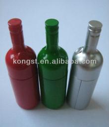 promotional red wine gift bottle shaped usb flash memory drives\stick