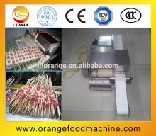 best selling semi automatic meat kebab skewer  machine /meat skewer  machine / BBQ  skewer  machine 