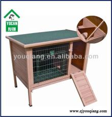 Wooden Rabbit House with opening henged roof