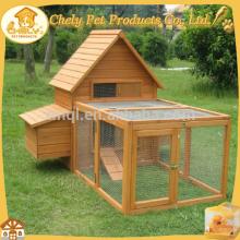 Easy-cleaning Wooden Chicken Coop  Galvanized   Wire  Mesh