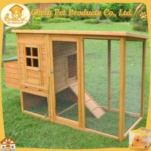 Outdoor chicken coops for laying hens with rubber feet