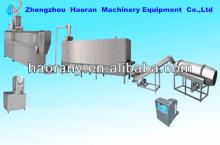 Automatic temperature control extruded snack food processing machine